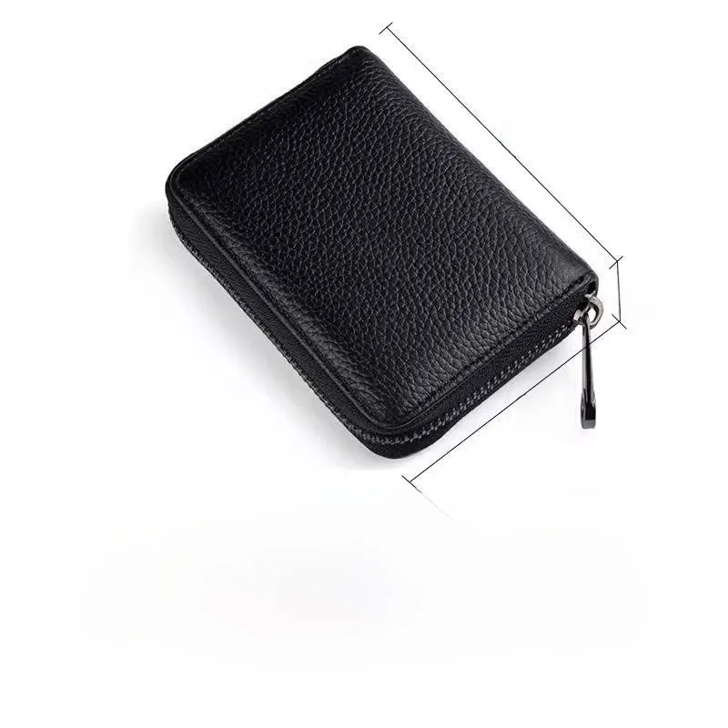 

Portable High Capacity Men's Wallet Document Storage Bag Anti-Magnetic Coin Purse Integrated Driver's License Case