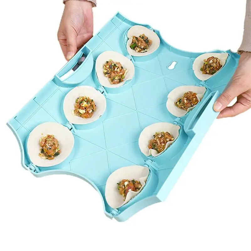 Dumpling Press Maker Tool Kitchen Wonton Making Pressing Molds With 8 Compartments Home Kitchen Dough Press Mold For Camping