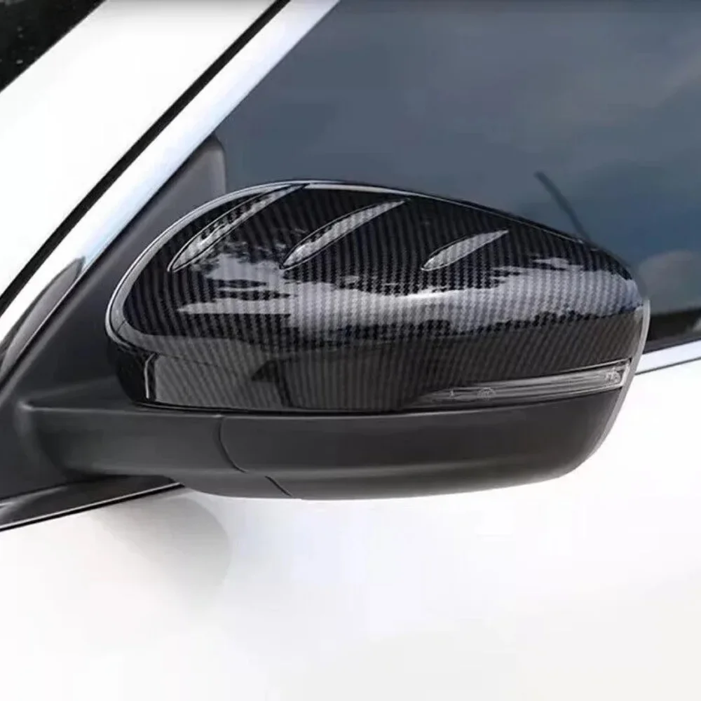 

⭐Genuine⭐ Protective Cover Door Mirror Cover For Ford Escape 2020-2024 Carbon Fiber Chrome Silver Accessories Styling
