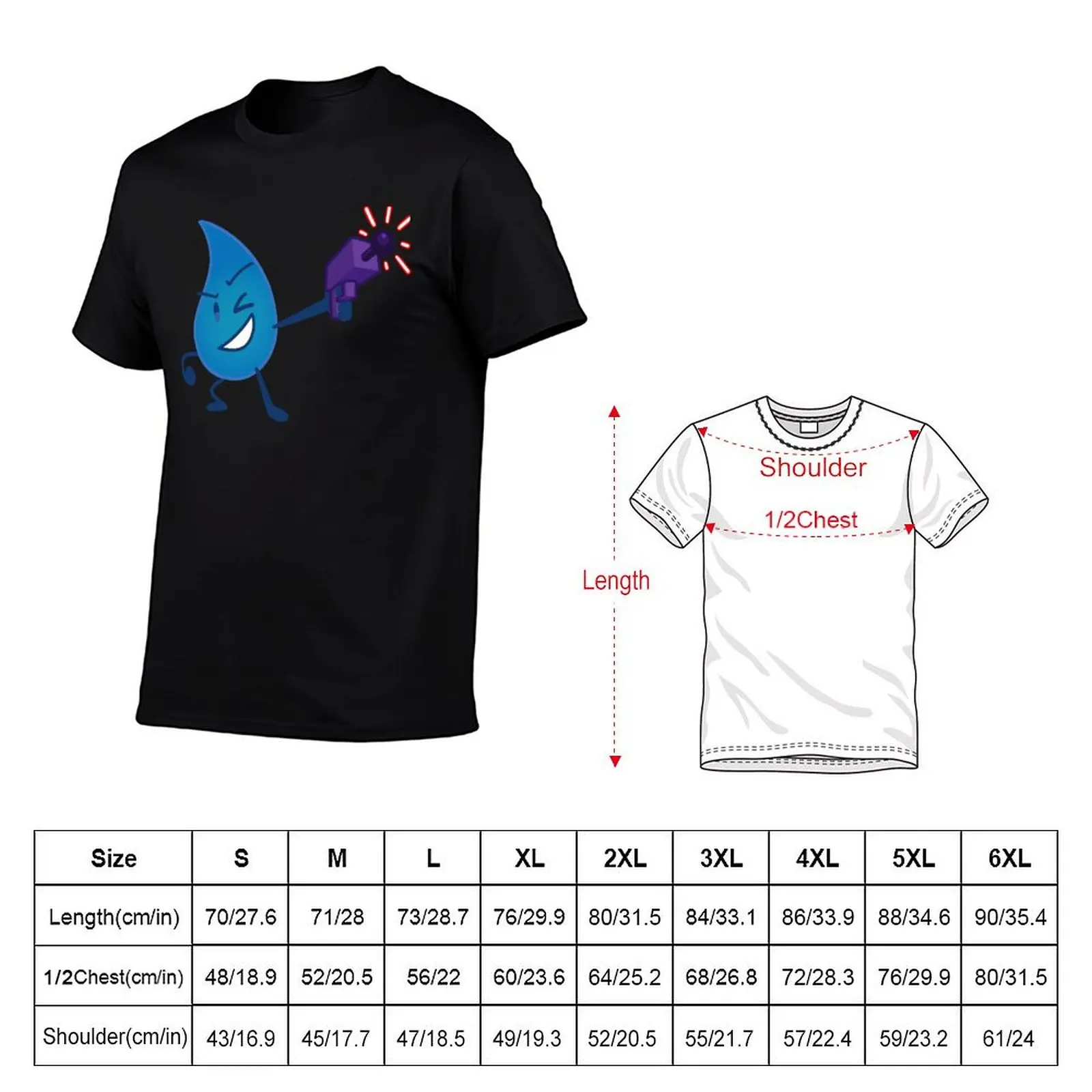 Teardrop T-Shirt rapper graphic tees street wear anime clothes shirts graphic tee mens t shirt