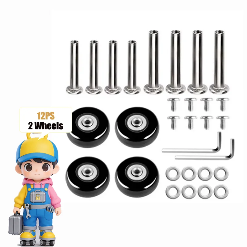 

Casters Silent Repair Replacement Universal Durable Travel Luggage Wheel Suitcase Parts Axles Sliding Wear Resistant Flexible