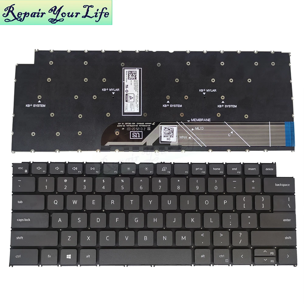 

Arabic US English Backlit keyboards for Dell Latitude 3320 3420(2021,2022) Vostro 5310 5320 5410 5415 American Keyboards 0WG5N8