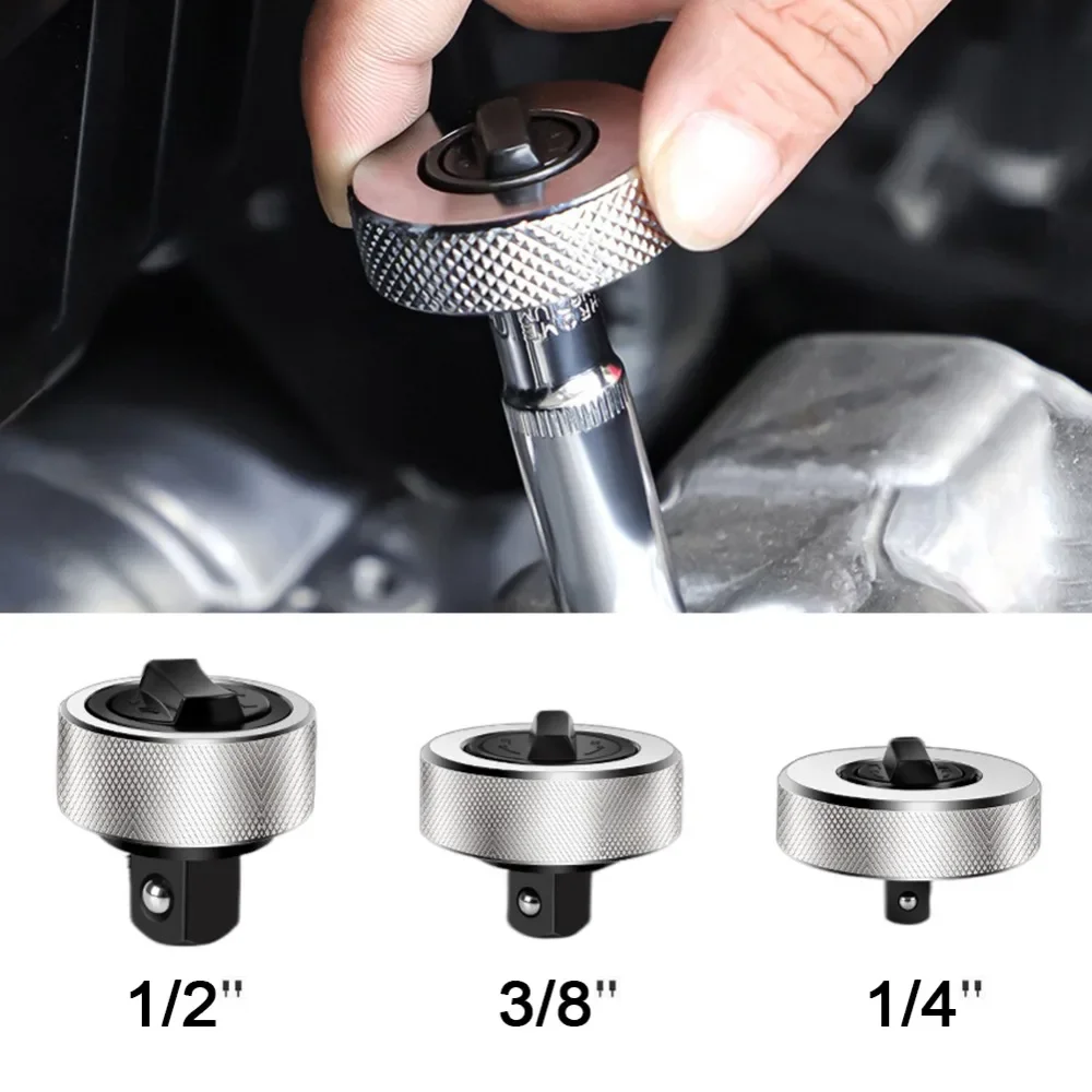 

1/4" 3/8" 1/2" Mini Ratchet Wrench Drive Palm Quick Finger Socket Portable Reversible Ratcheting Driver Two-way Repair Tools