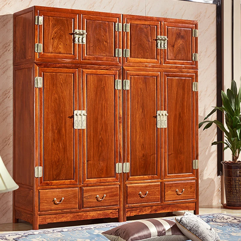Vintage Wooden Wardrobes Closet Tall Non Woven Drawers Adult Wardrobes Closet Clearance Cute Armario De Ropa Furniture Home