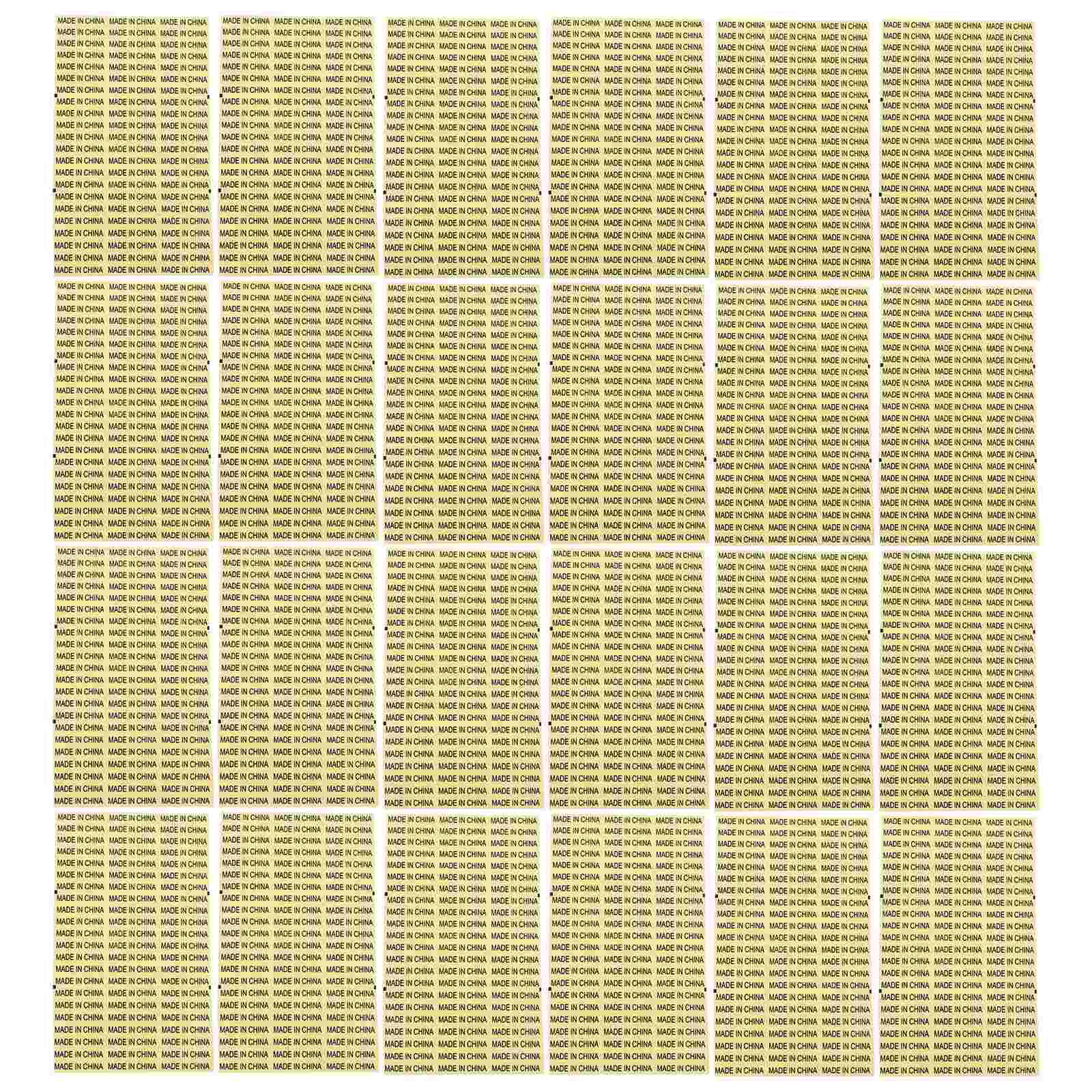 

Made in China Sticker Origin Country Clothing Waterproof Labels Office Tile Stickers