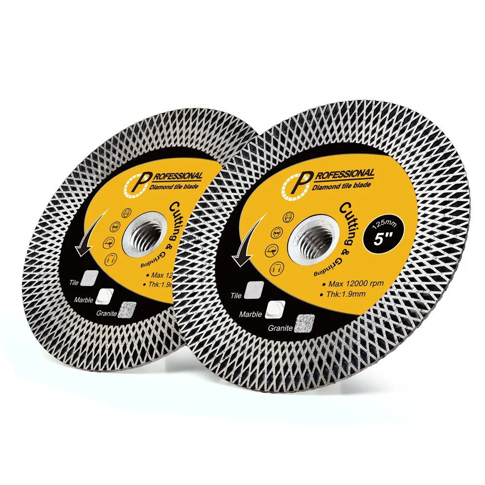 115mm-125mm Super ostrze do płytek Turbo porcelanowy dysk diamentowy cięcie i szlifowanie do ceramicznych płytek ceramicznych granit Marbe