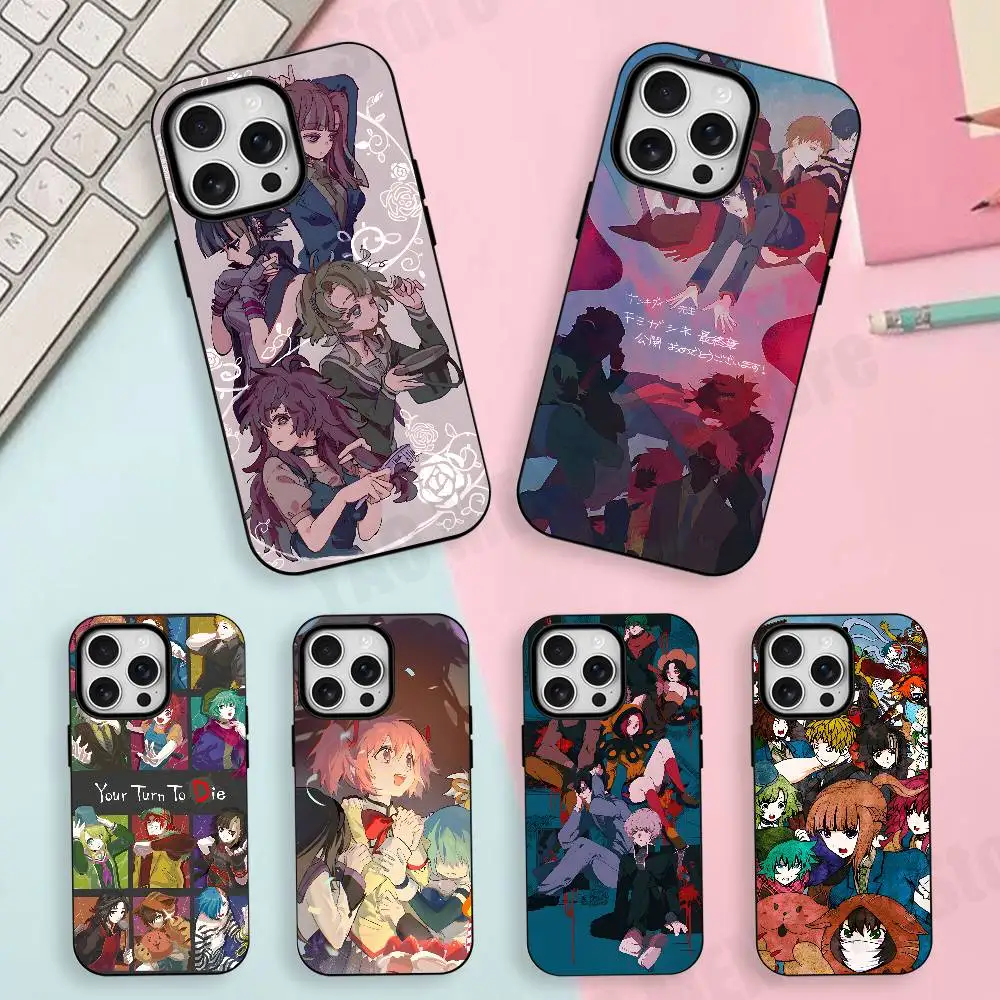 

Death Game Hiyori Frosted Soft Silicone For Phone Case For Iphone 11,12,13,14,15,16,17 Pro Max XS Wireless Charge Magnetic Cover