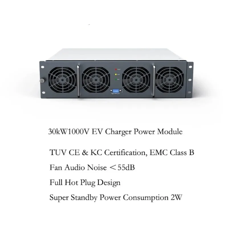REG1K0100G DC Charging Module 30kW 1000V, Patented Circuit CAN Bus High Efficiency 96.5% for EV Charging Station
