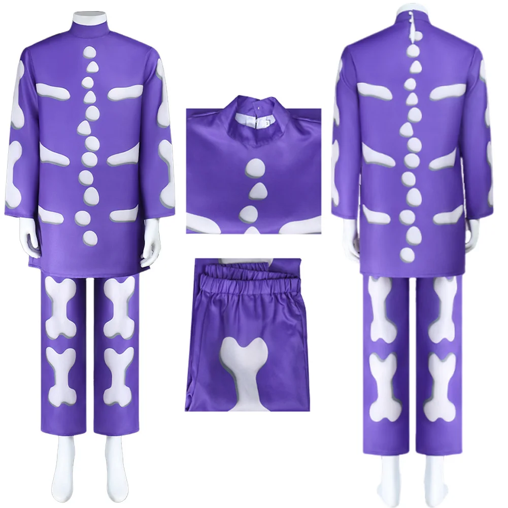 

Бочка Косплей Кошмар Косплей Перед Рождеством Костюм Топы Брюки Комплект Фиолетовая Одежда Наряды Хэллоуин Карнавальные Костюмы