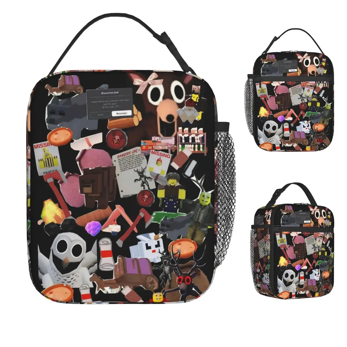 

99-ночей в лесу Сумка для обеда Видеоигры Досуг Ланч-бокс Рабочая удобная термосумка-тоут Графическая сумка-холодильник