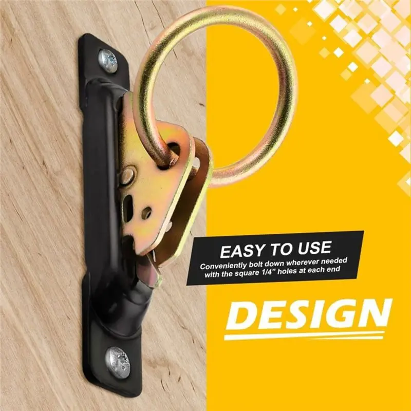 AB47-E Track Single Anchors 3.5Mm Heavy Duty Steel 10-Pack Single Slot 1, 000 Lbs Working Load Limit