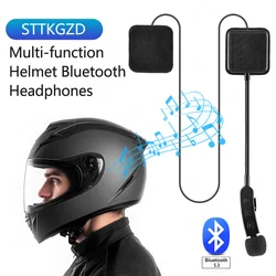 Bluetooth Motorcycle Helmet Headset Wireless Headphones With Microphone Earphone ENC Noise Cancelling Handsfree Talking Driving