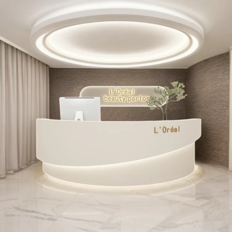 Reception Desks Counter Atril Beauty Salon Pulpito Front Desk Tables Customer Center Professional Office Furniture Business