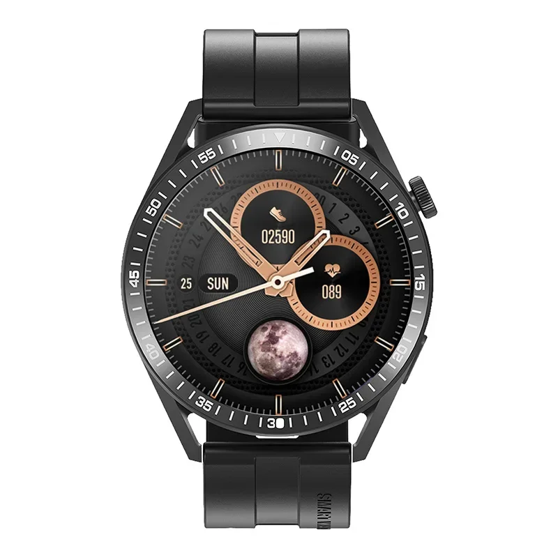 

V9 new round screen smartwatch with call function, pedometer, heart rate, and blood oxygen monitoring