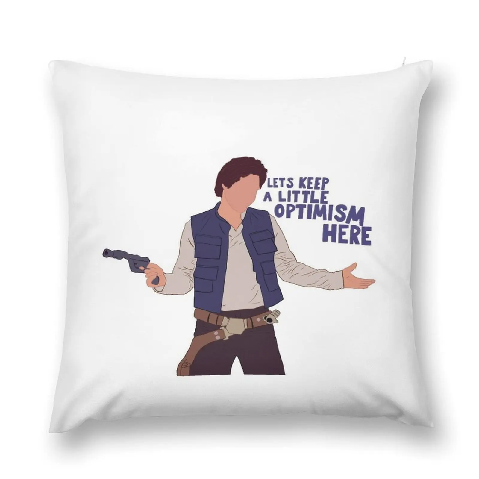 

Han Solo Throw Pillow pillow pillowcase Embroidered Cushion Cover pillow