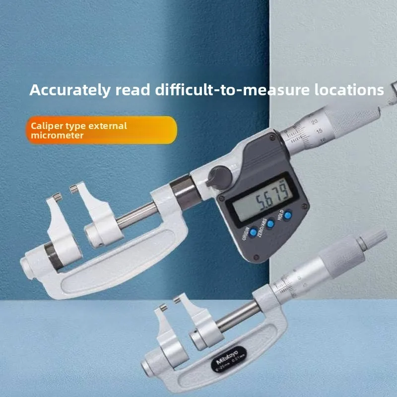 Caliper type Outer diameter micrometer 0-25mm 343-250-30 Caliper type Digital thousands