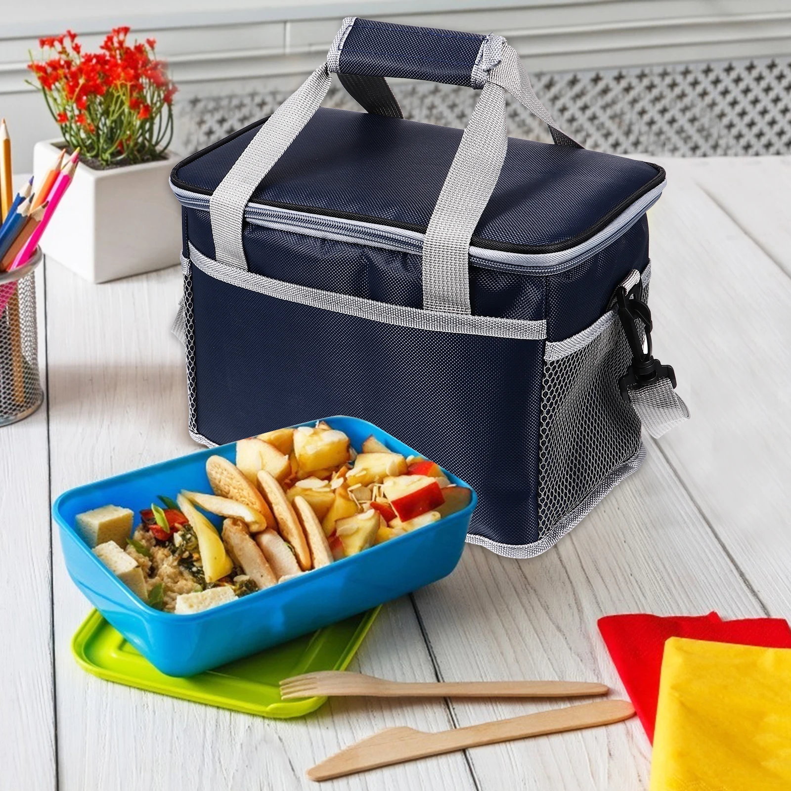 

Insulated Take Out Bag Waterproof Insulation Tote Bags Lunch Backpack Container