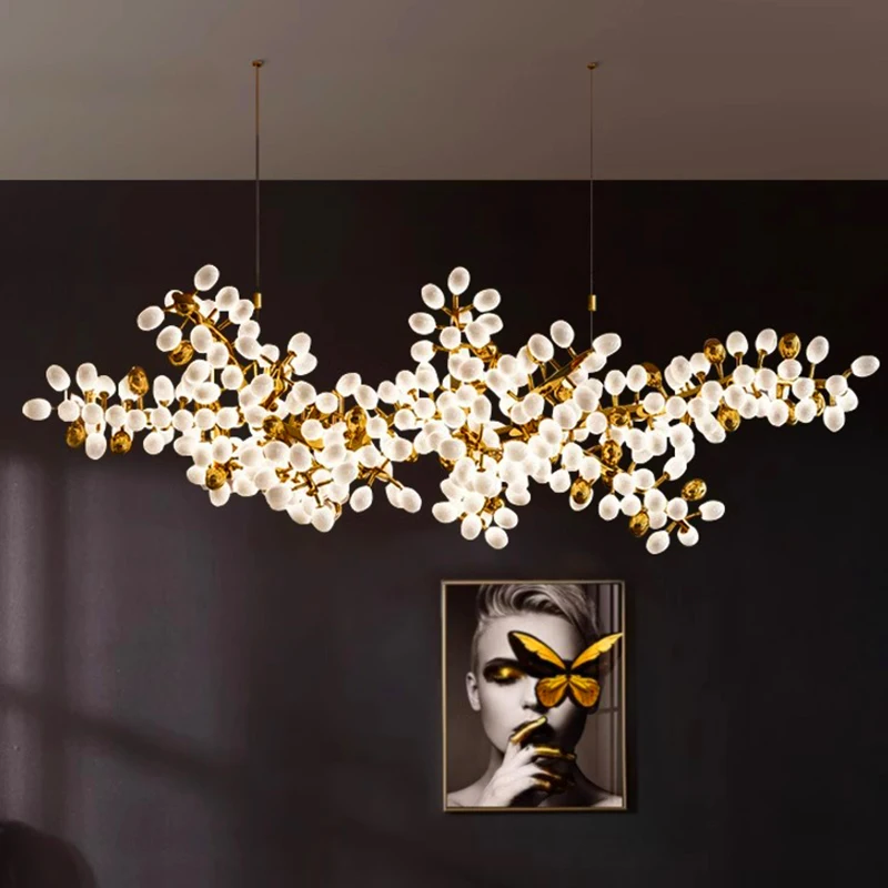 

glass Modern home decor led lights pendant light lamps for living room Chandeliers for dining room hanging light indoor lighting