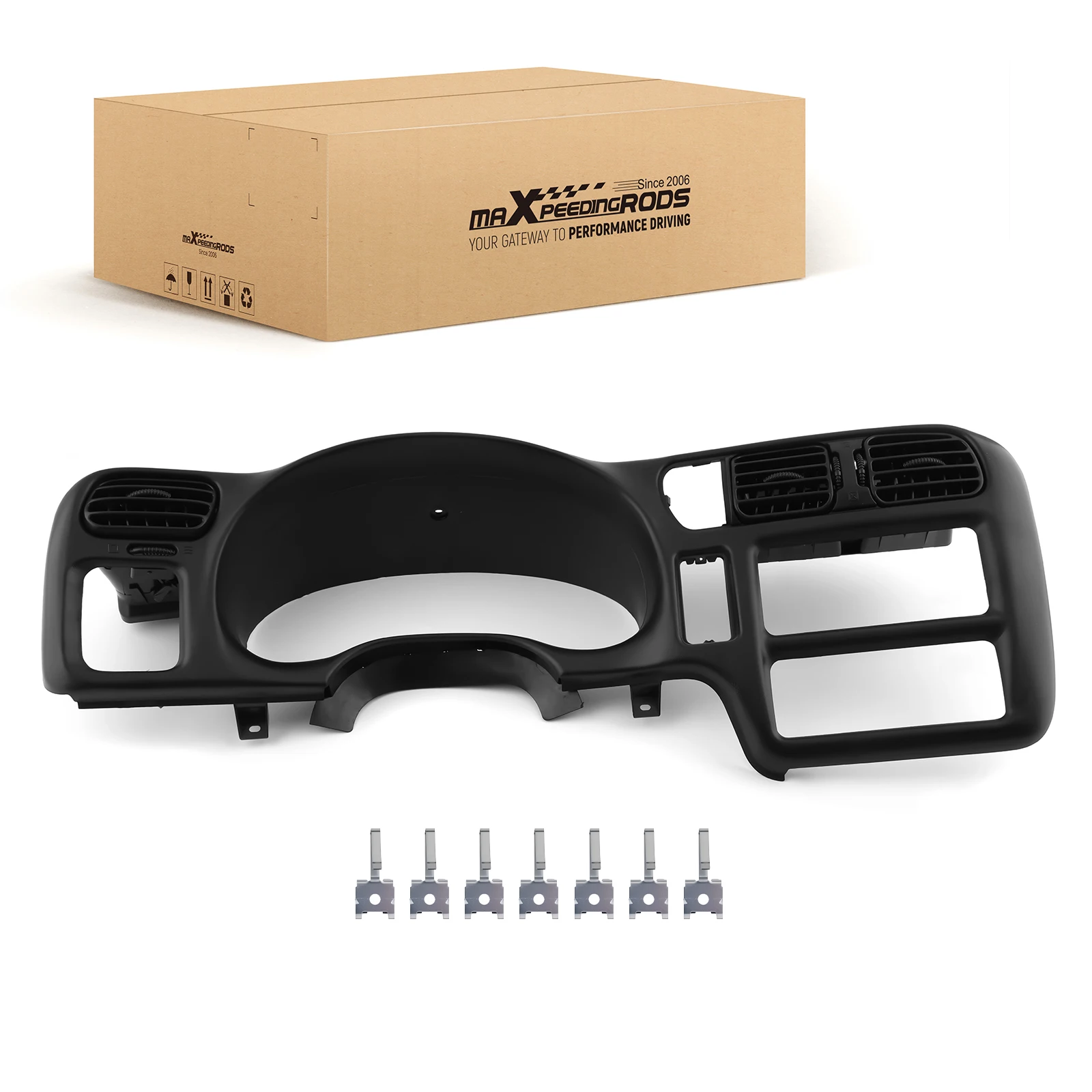 Dark Gray Radio Panel for Chevrolet S10/Blazer 1998-2004 15054238 Painted