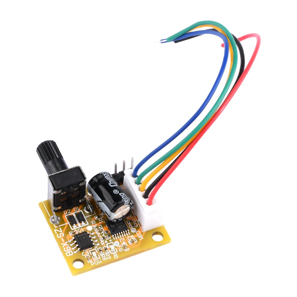 

DC 5V-12V 15W BLDC 3-Phase Brushless Motor Driver 2A 15W DC Motor Speed Controller Sensorless Board Module