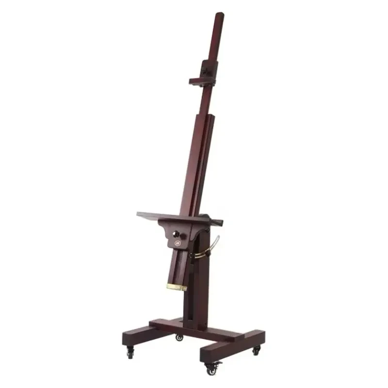 

Professional Oversized Walnut Studio Easel – Solid Walnut Wood, Height Adjustable, Sturdy & Durable, Oil Painting, Acrylic,