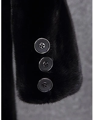 Tcyeek 리얼 밍크 퍼 코트 남성 겨울 의류 리얼 퍼 재킷 패치워크 밍크 남성 코트 신상품 중간 길이 2025 남성 재킷