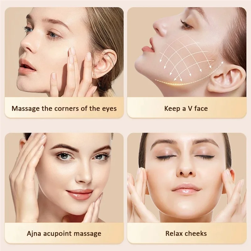 B46B-Nose Bridge Massager Meridian Massage Comb Lifting Massage Vibration Hot Compress Face