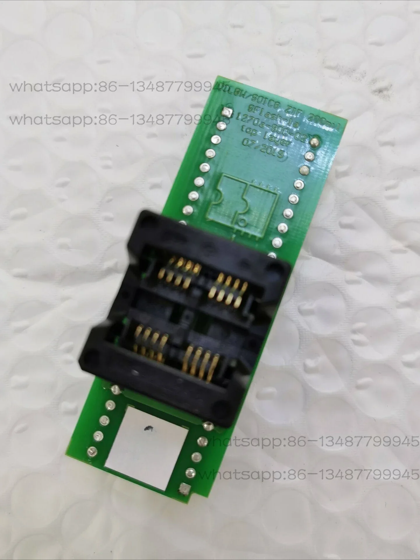 Original imported DIL8W/SOIC8 ZIF 200mil SFlash-1a (Ord.no.70-1270A)