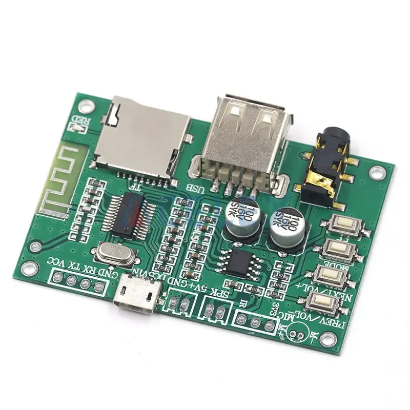 BT201 Dual Mode 5.0 Bluetooth Lossless Audio Power Amplifier Board Module Tf Card U Disk Ble Spp Serial Port Transparent Trans