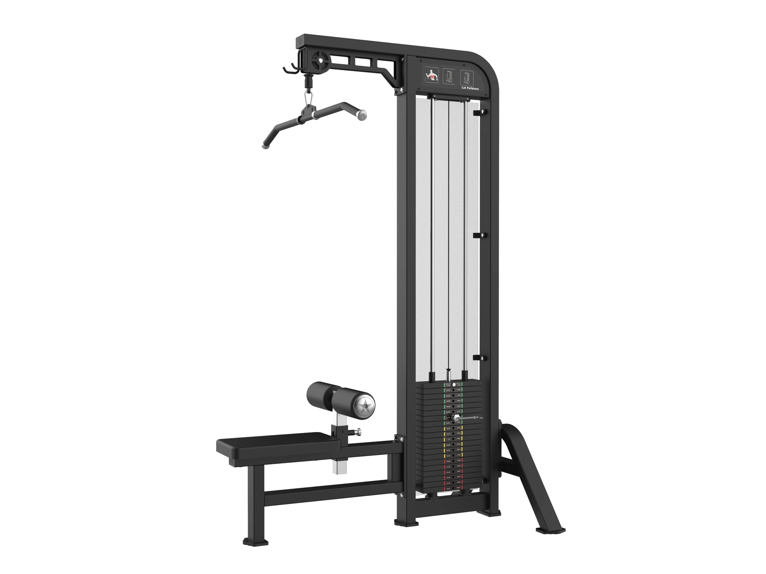 Training Equipment Fitness Commercial Strength Equipment Seated Lat Pull Down Trainer