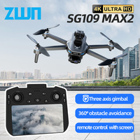 SG109 MAX2 GPS Professional Drone With 4K Camera 3-Axis Gimbal WIFI Obstacle Avoidance 6.5\