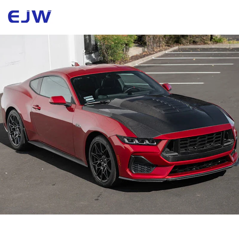 2024 For Ford Mustang GT500 Upgrade High Quality Carbon Fiber Engine Hood Specific For Mustang With Bolts Included New Condition