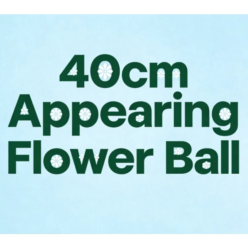 

40 см появляющийся цветочный шар из пустой руки – сценический фокус, большой реквизит для иллюзионного трюка-букета