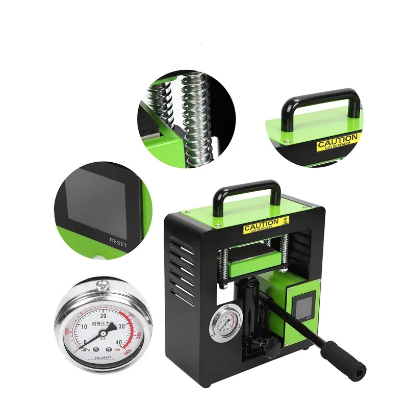 

AP2047 Manual Hydraulic Heat Press Machine Dual Heating Platen Press Machine 7-8 Ton Press