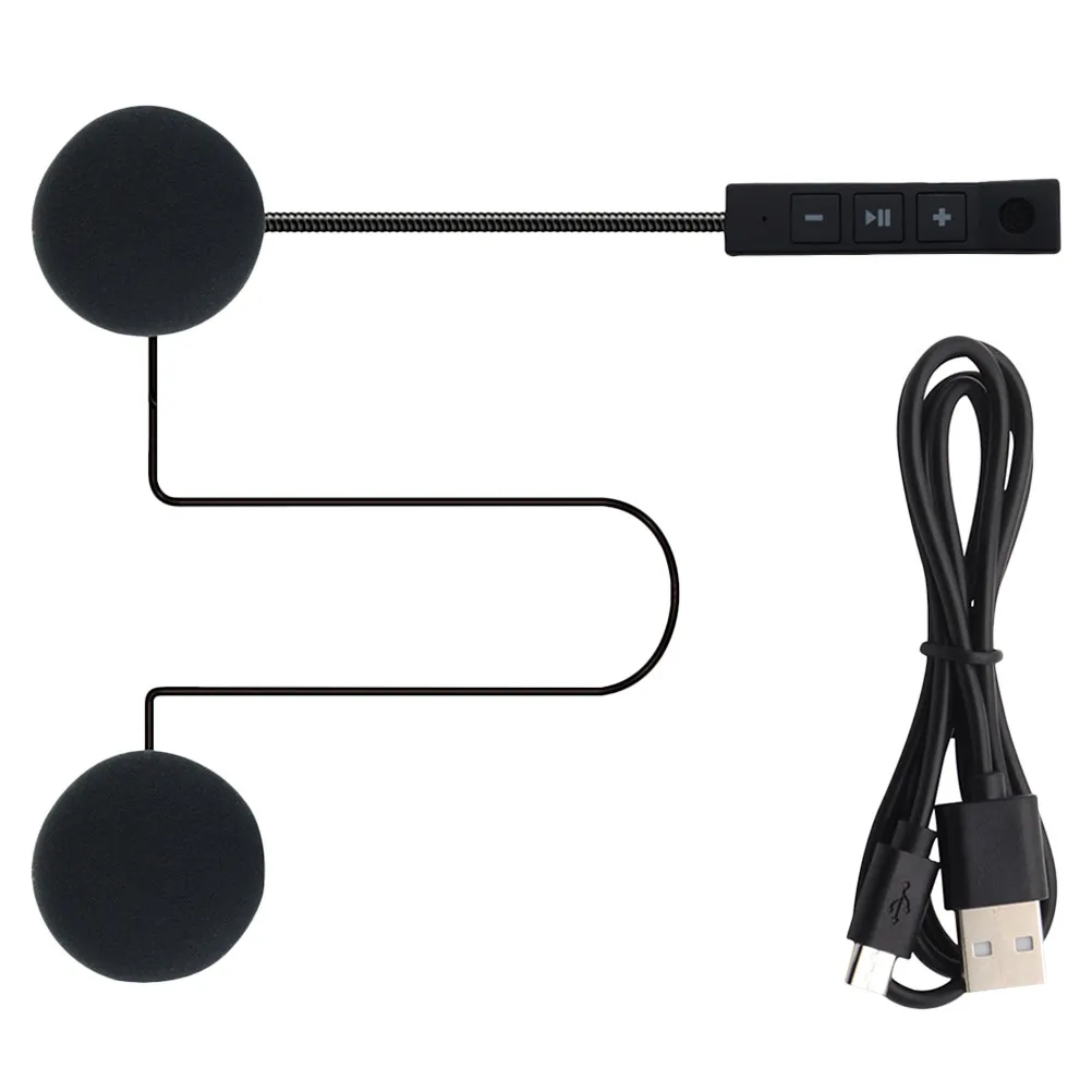 

Motorcycle Wireless Headset for Built-in 5Mm Sponge Light-Up Charging Universal Compatibility Hands-Free