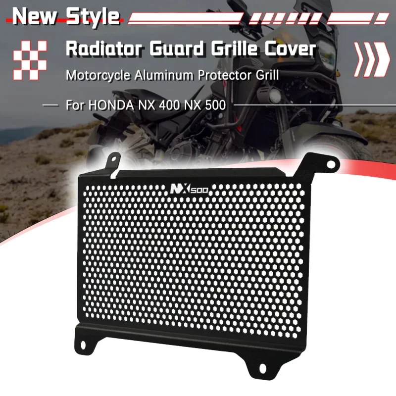 

Motorcycle Radiator Guard Grille Cover Protector Protective Grill for HONDA NX400 NX500 NX 500 NX 400
