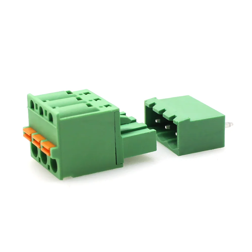 25set/50set 5.08MM Pitch spring pluggable terminal block 2EDGKD 2EDGVC 2EDGRC-5.08