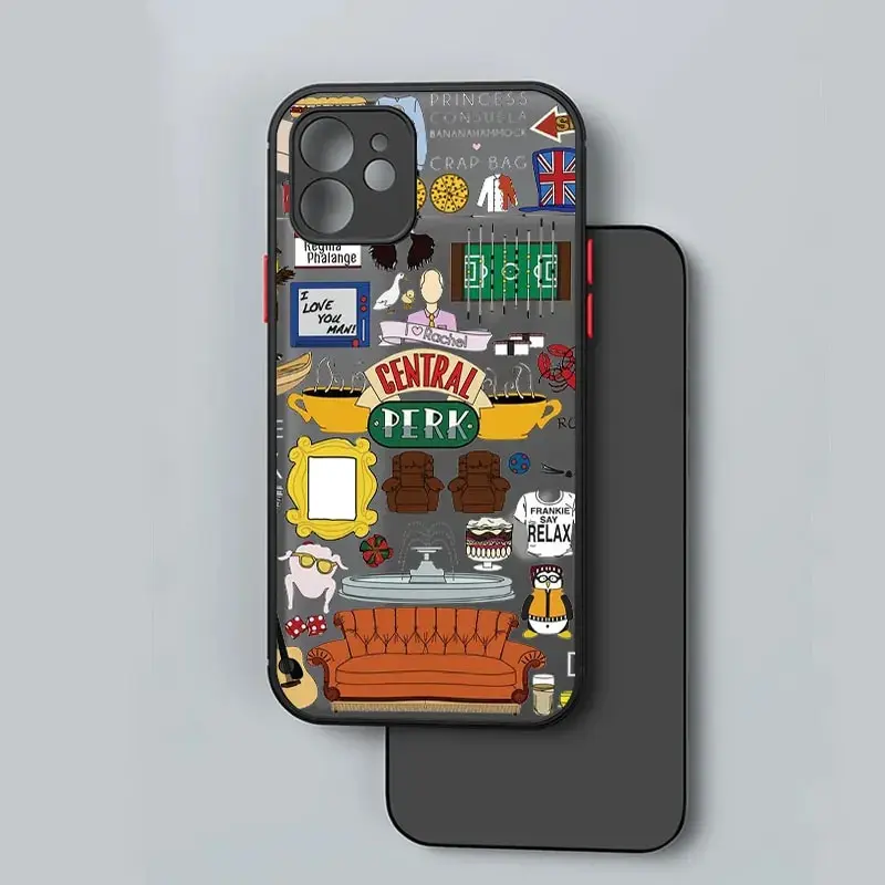 Friends TV Show Central Perk Coffee Case For Samsung A05 A20S  A21 A22 A23 A30 A31 A32 A33 A42 A50 A51 Soft Bumper Matte Cover