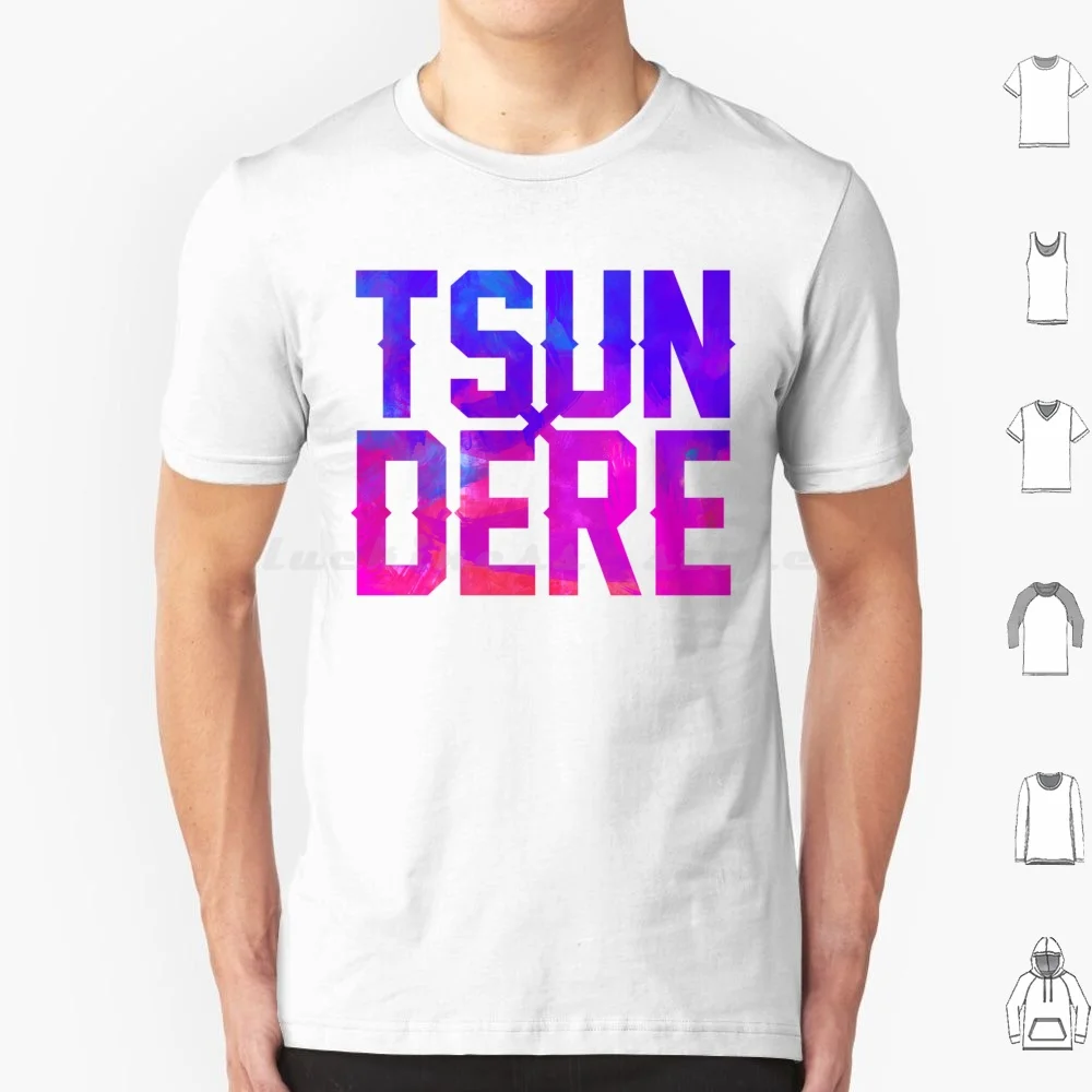 Tsundere T Shirt Big Size 100% Cotton Tsundere Typography Anime Manga Senpai Notice Me Senpai Simulator Notice Me Love