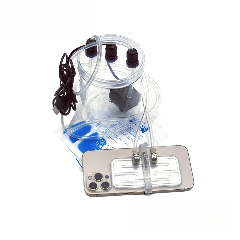 

Mobile phone water-cooled radiator, live streaming host chasing drama, game, cooling, cooling, mute