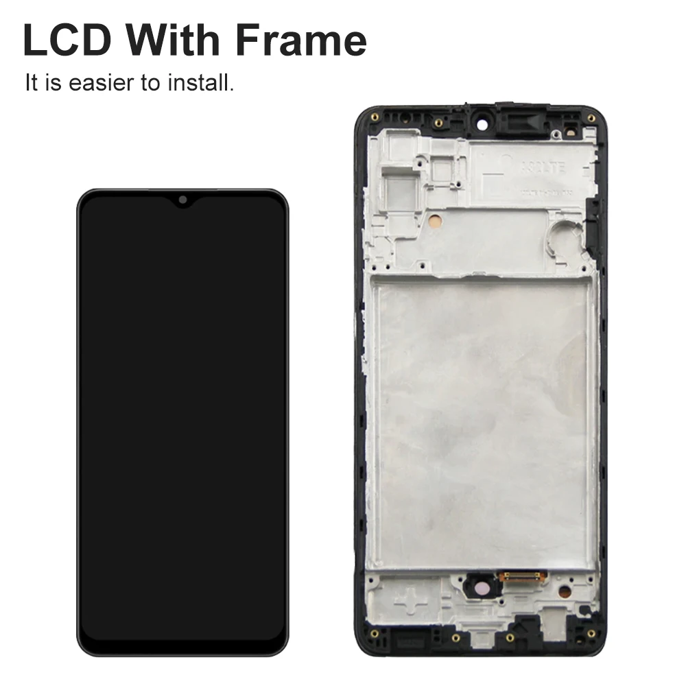 A32 4G Super AMOLED Screen Assembly for Samsung Galaxy A32 A325F A325F/DS LCD Dispaly with Touch Screen Digitizer Replacement