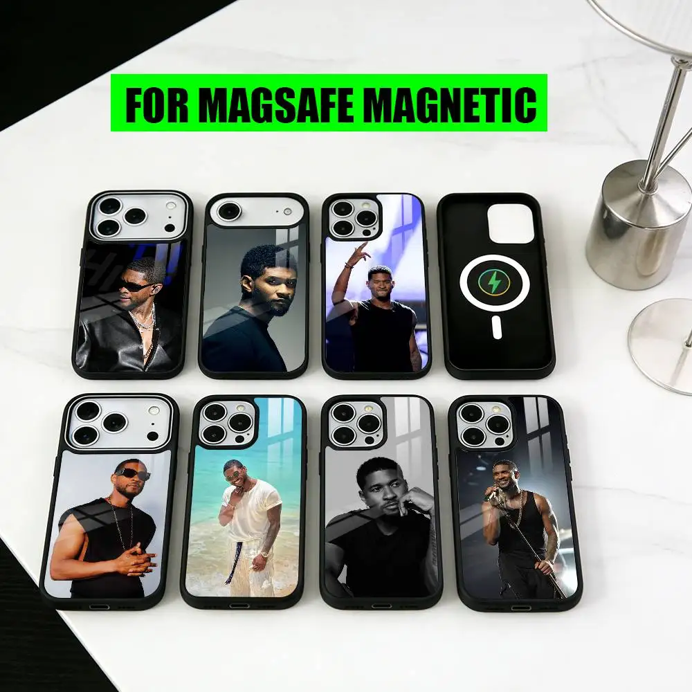

Чехол для телефона с изображением крута певца U-Usher для iPhone 17, 16, 15, 14, 13, 12, 11 Plus, Pro, магнитный, для беспроводной зарядки Magsafe