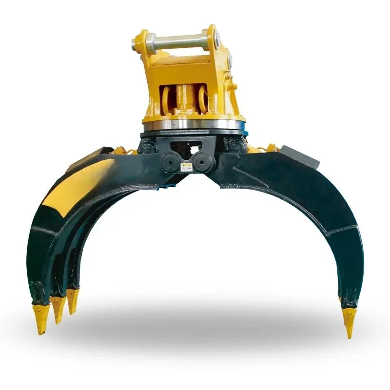 

75 excavator wood clamp, excavator wood grabber sales quotation horizontal bar wood grabber 360 degree rotary wood grabber