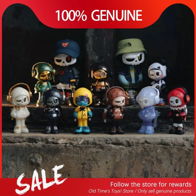 

Genuine Mr.Bone Mini 2 Generation Time And Space Journey Series Mystery Gift Trendy Blind Box Toys Surprise Gift Desktop Ornamen