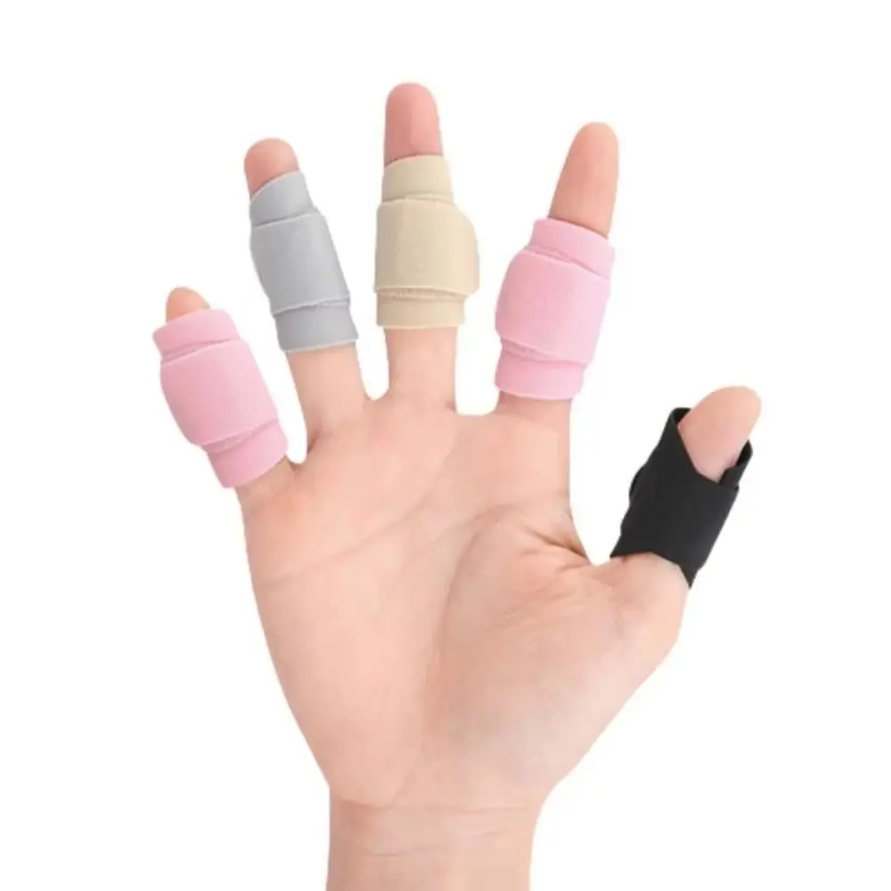 Adjustable Finger Splint Brace Finger Tape Guard Sleeve Finger Straightening Corrector Reusable Thumb Protector