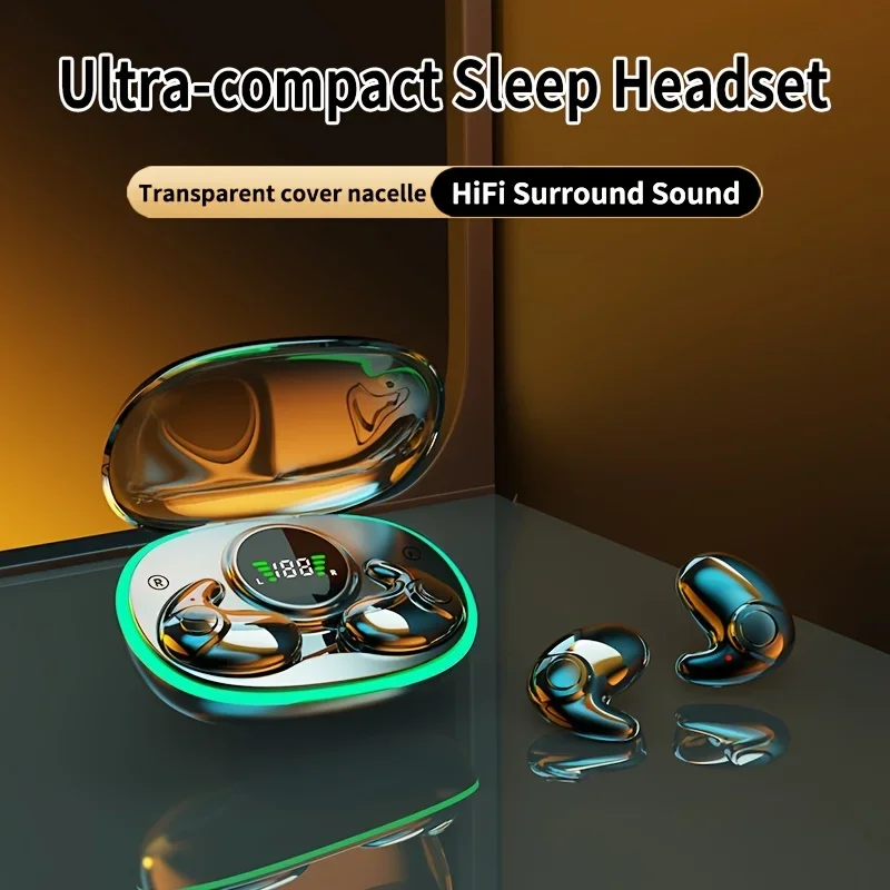 Ultra small mini wireless earphones, Invisible wireless sleep headphones, comfortable to wear, high-definition sound quality #2