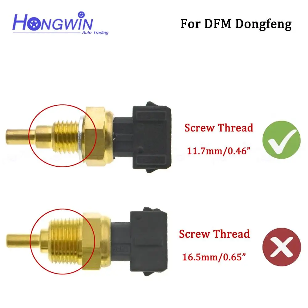 냉각수 수온 센서, DF DFM Dongfeng DFSK Junfeng CV03 K61 미니 밴 4A13 4A15 에 적합, 체리 F01R064901