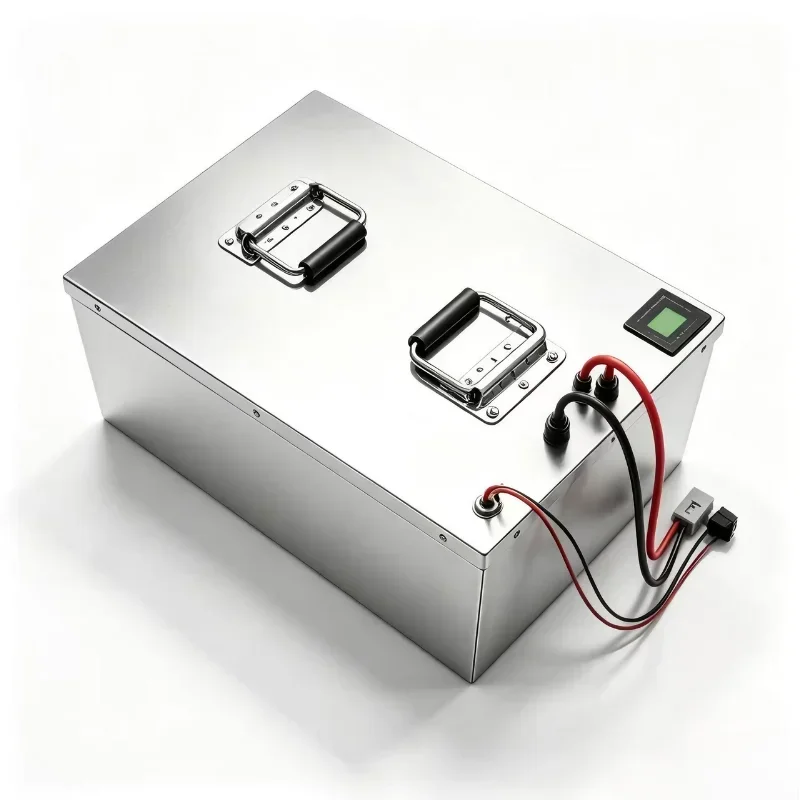 48V Li-ionBattery Pack 100Ah 200Ah, Built-in Smart BMS, Deep Cycle Lithium Iron Phosphate Rechargeable Battery, Energy Storage