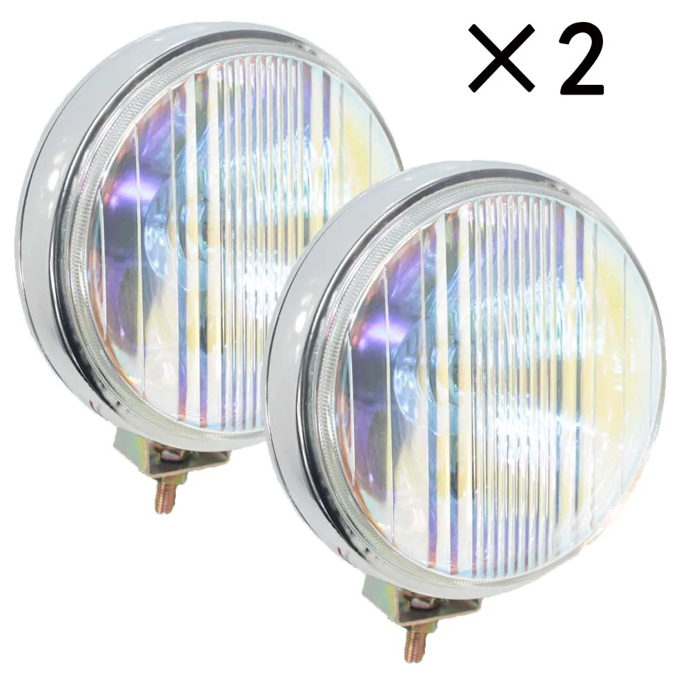 

7" 4X4 Hilux Triton Navara Round Off Road Driving Halogen Fog Led Work Light Lamp Spotlight *2PCS