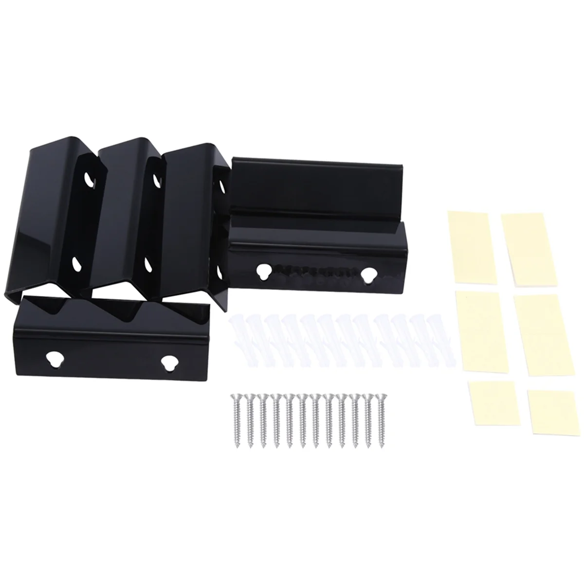 Черная виниловая полка ABLK, настенное крепление, 6 шт., настенный виниловый держатель, акриловый держатель для альбомов, дисплей